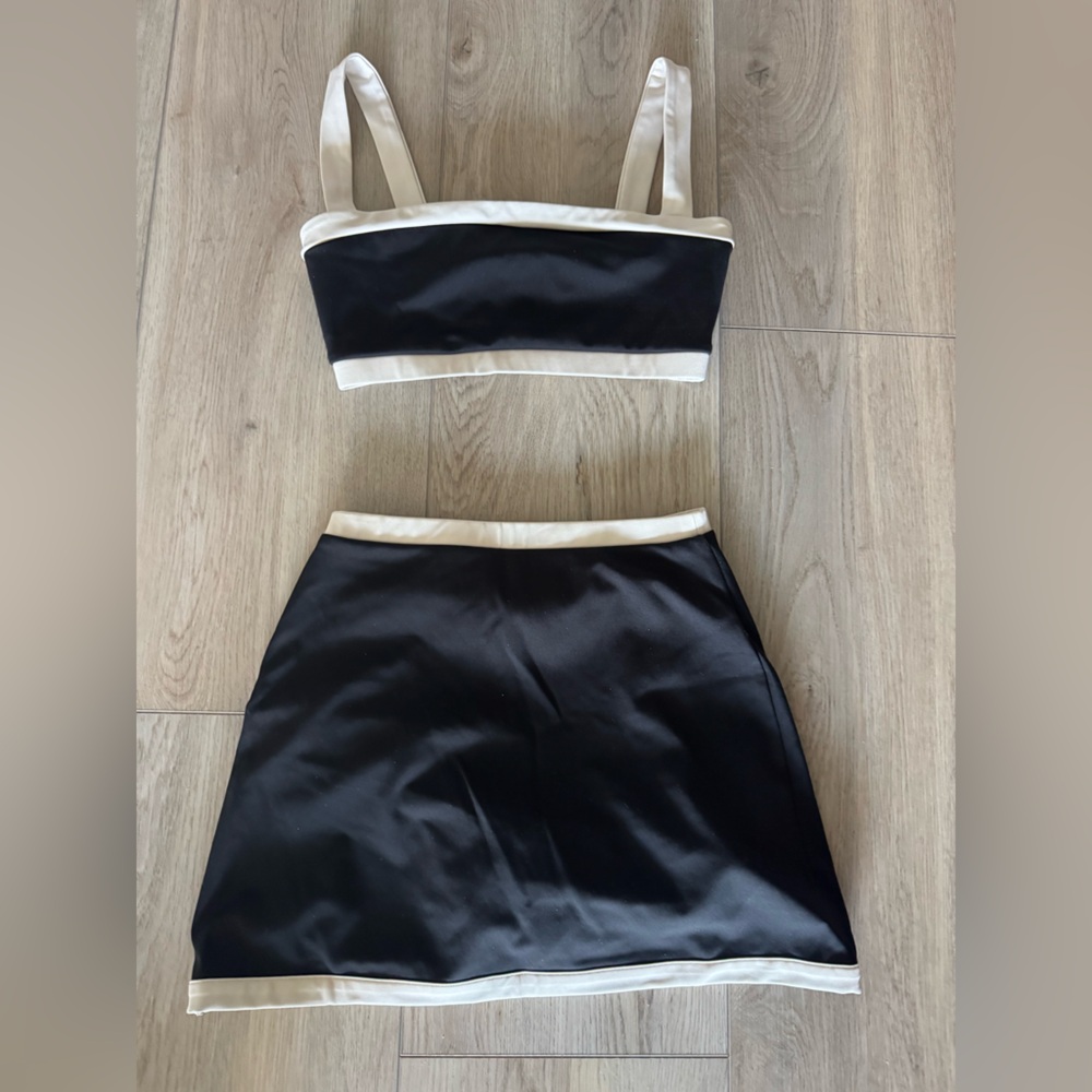 Reformation Black and Cream Active Set